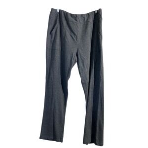 NWT WEEKENDS by Chico's size 1 (8) Medium Soft Pull On‎ Knit Pants Stretch Gray